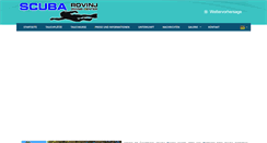 Desktop Screenshot of diving-rovinj.com